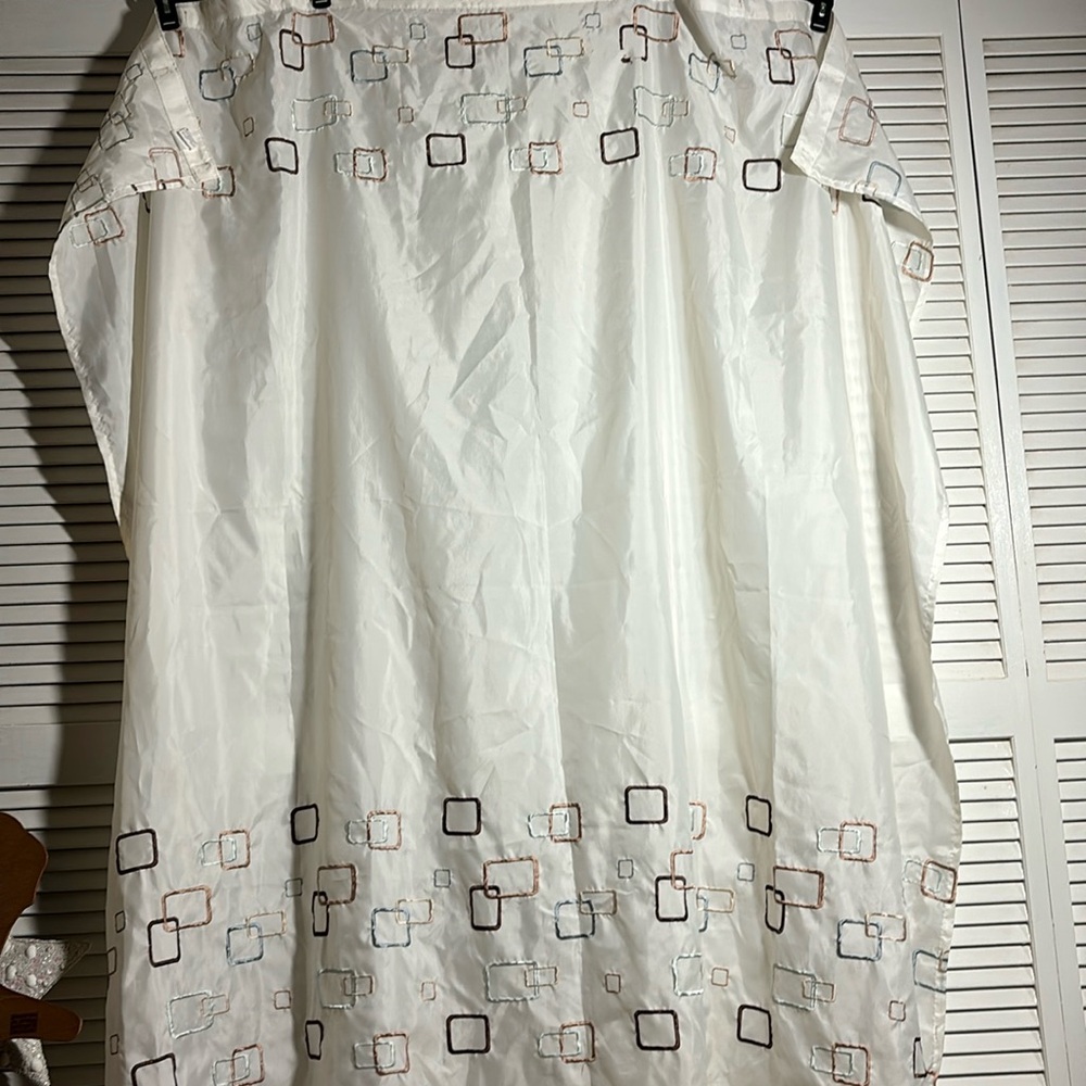 Cream Shower Curtain